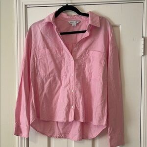 Old Navy Light Pink Button-Up Shirt